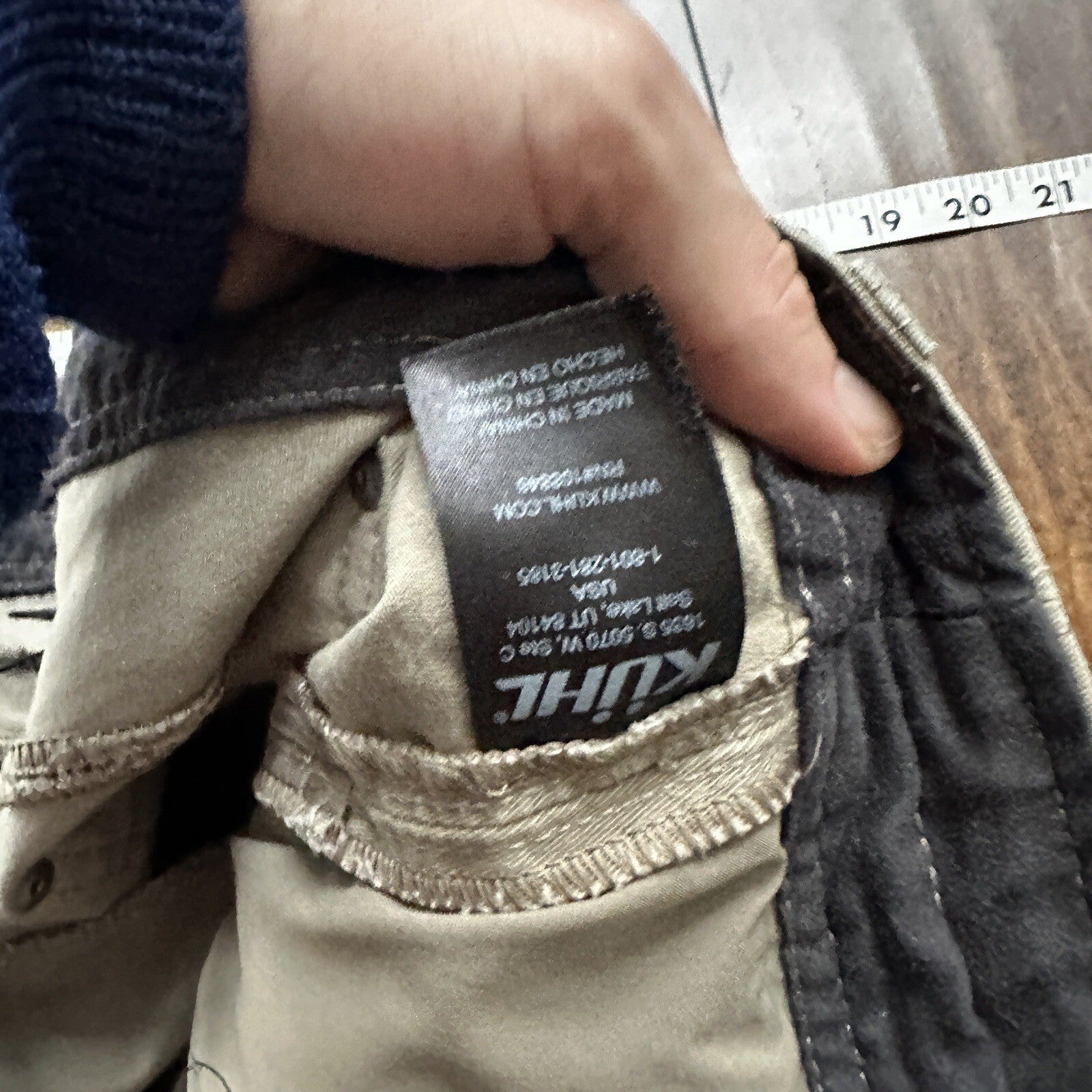 Kuhl Rebel Legendary Pants Men Size 40x30 Work Utility Outdoor Hiking Gray