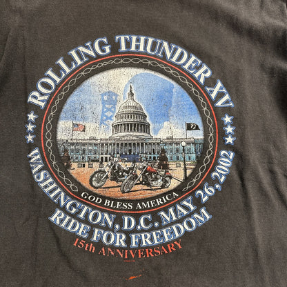 Harley Davidson Washington DC VTG T Shirt Motorcycle Bike Graphic Y2K Ride 3D