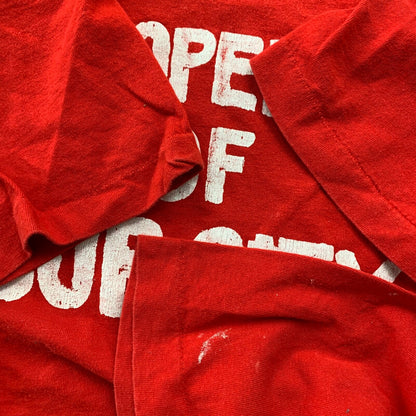 Property Of Bub City Vintage T Shirt Funny Humor Adult Red 90s Fruit Single Rap