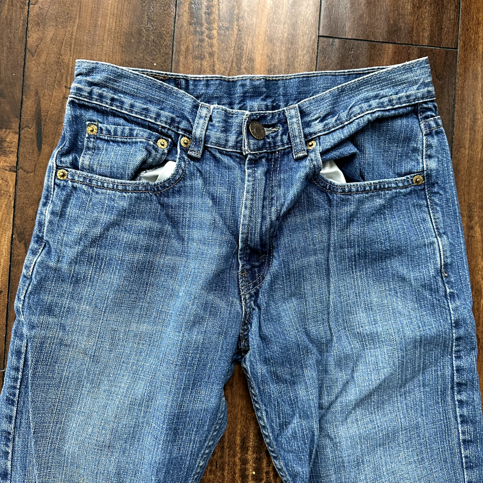 Levis 514 Womens Jeans 16 Reg Straight Leg Denim Flat Front Vintage Y2K 28x28