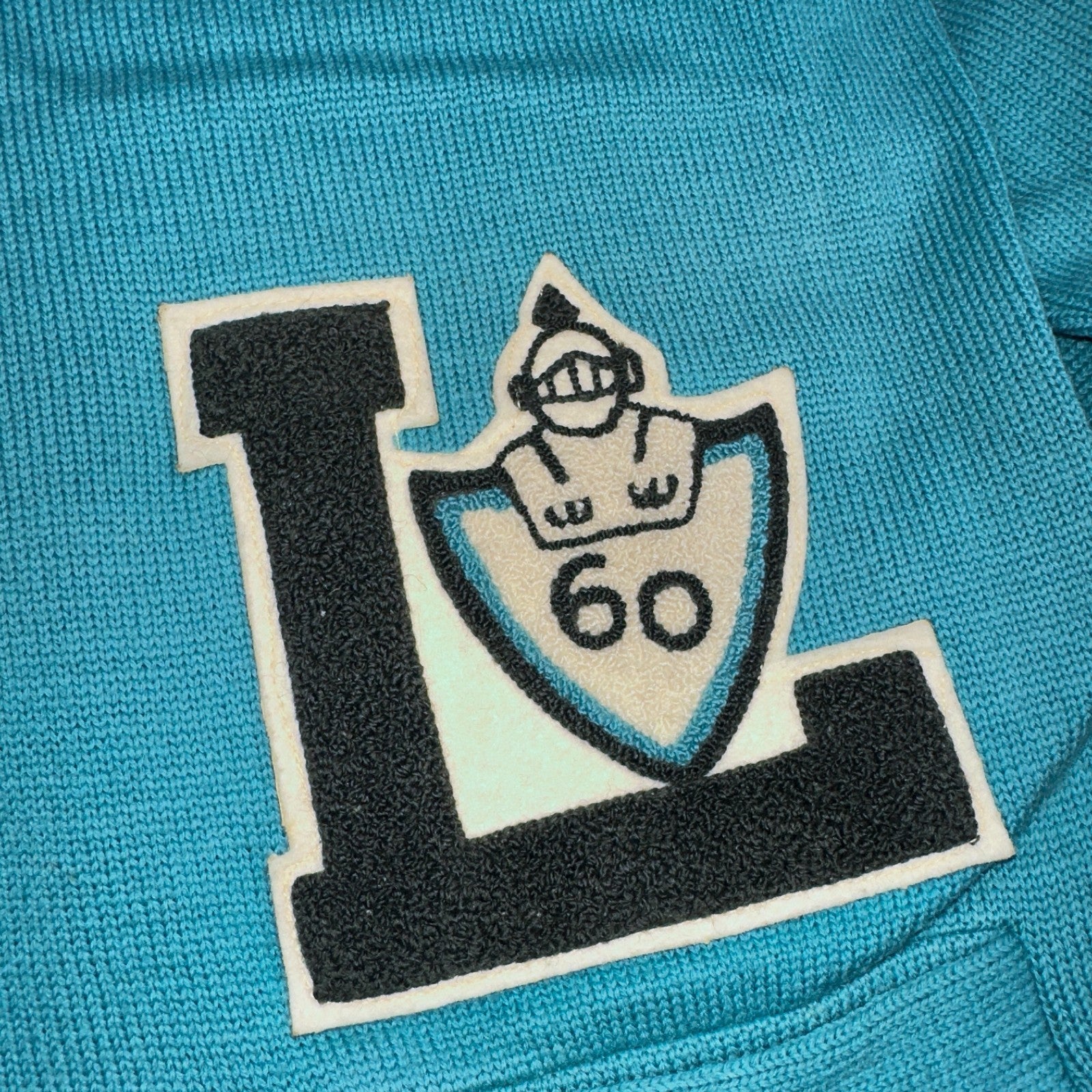 VTG Albion Award Sweater Varsity Letterman Button Cardigan Rockabilly UNC Knit