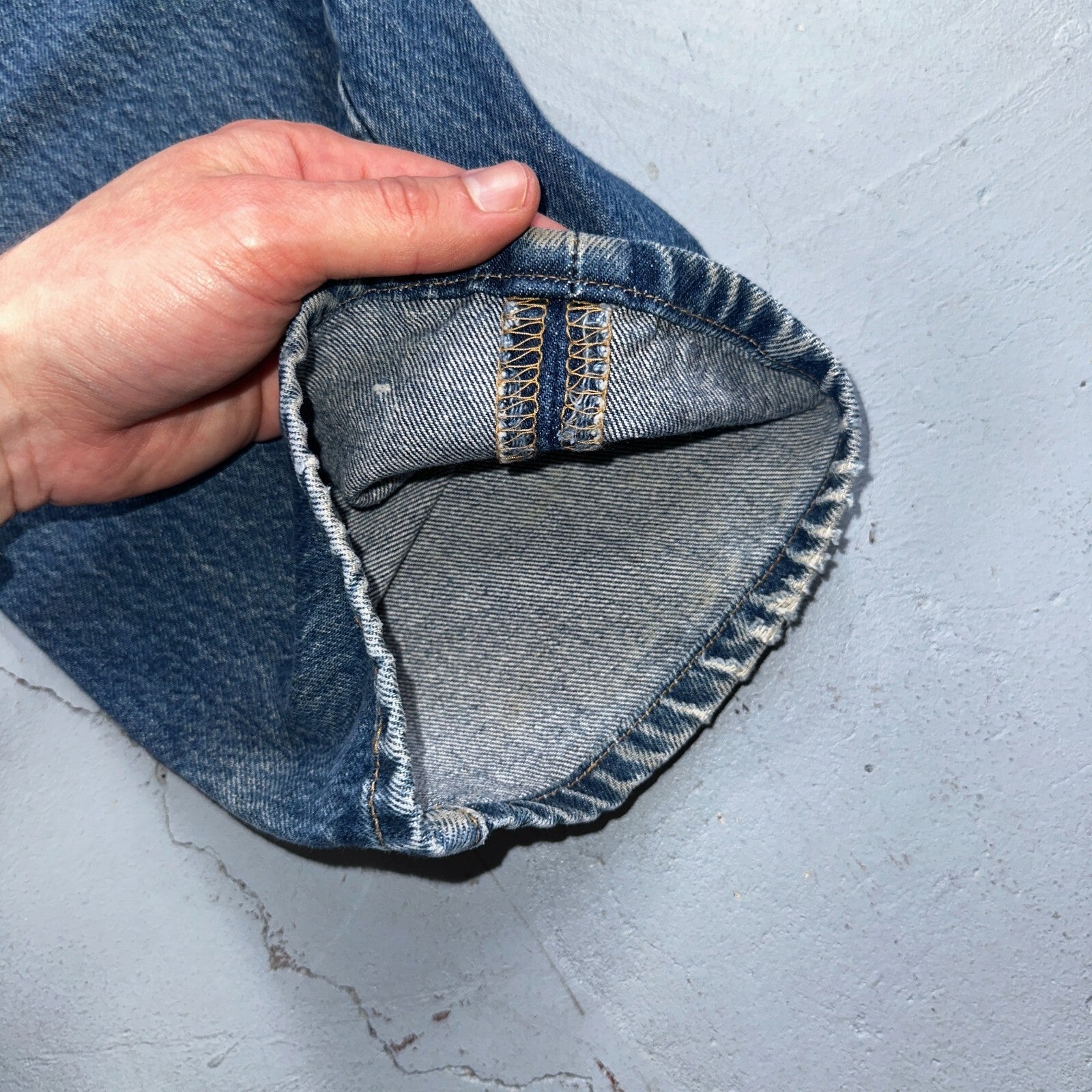 Levis 501 Vintage Y2K XX Straight Leg Jeans Blue Med Wash 35x33 Act 34x29