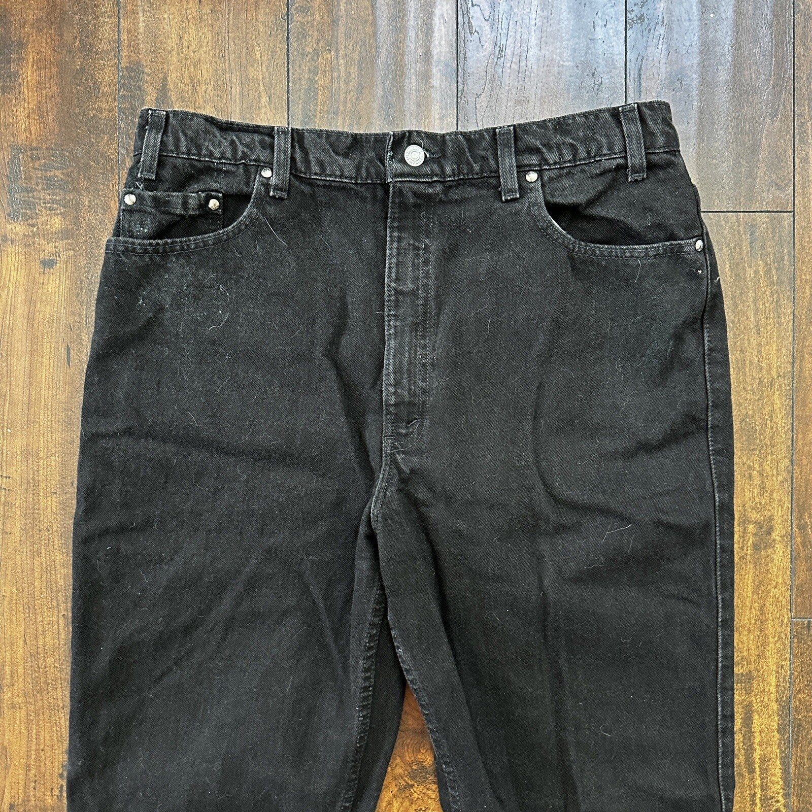 VTG Levi’s 540 Made In The USA Jeans Relaxed Fit Black 38x32 90s 501 Act 34x32