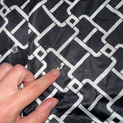 Koret of California Sz 16 Vintage Button Shirt Jacket Collar 70s Rockabilly 60s