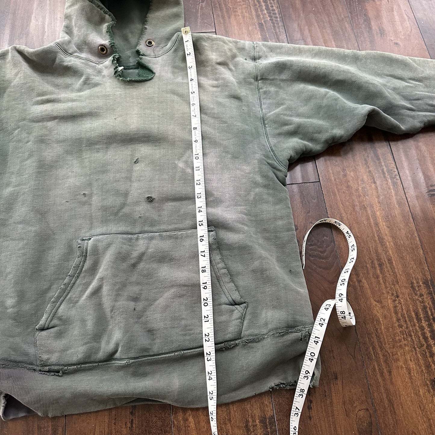 Champion 1970s Double Face RW Blank 70s Sweatshirt VTG Hoodie Afterhood Thrashed