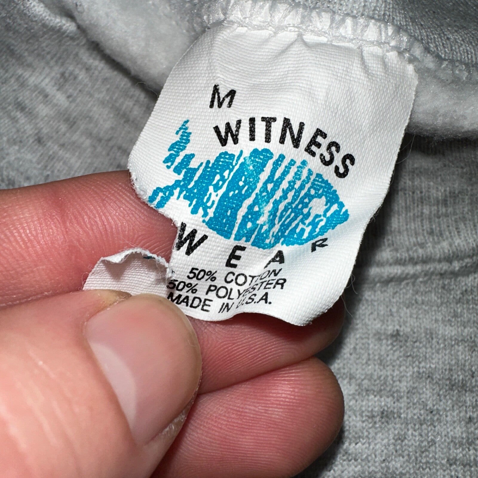 Do It Gods Way Sweatshirt 90s VTG Crewneck Gray Jesus 1992 Rare Love Pray