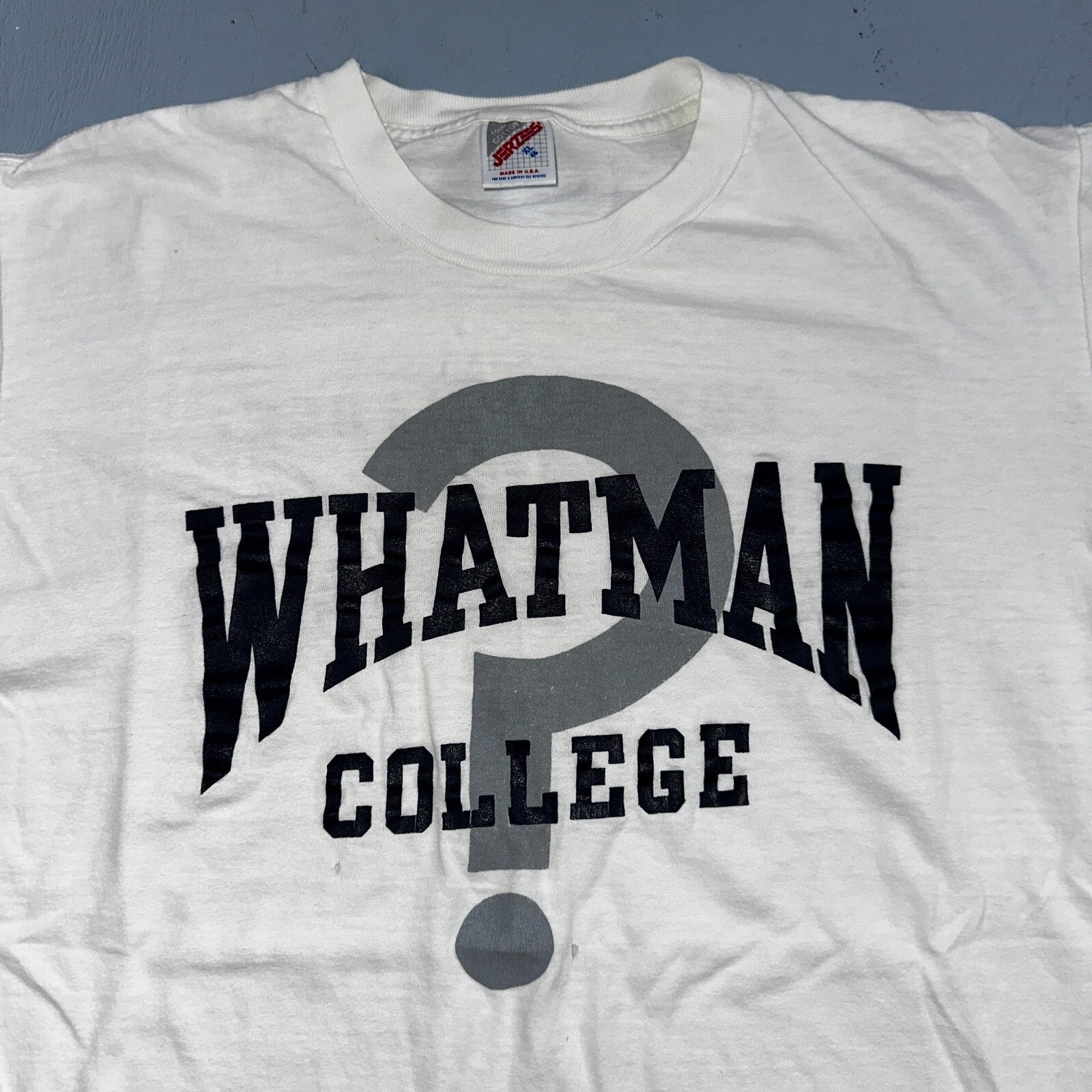 What Man College VTG T Shirt Cover Charge Tab All You Can Drink Funny ? Question