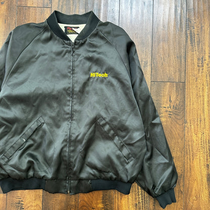 Vintage Pla-Jac By Dunbrooke Jacket 2XL Made in USA Black Snap HiTech