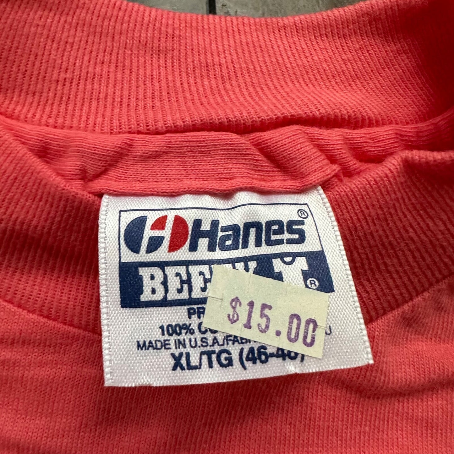 San Francisco Hanes 80s Vintage T Shirt Single Stitch Pink Train Move Funny