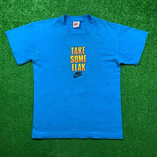 Nike Air Force 3 Take Some Flak Rare Vintage T Shirt USA Rare 80s 90s Rap Music