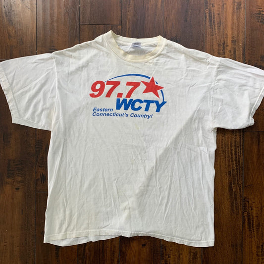 Connecticut Vintage T Shirt 97.9 Radio Talk Show Country Music Love Band Beatles