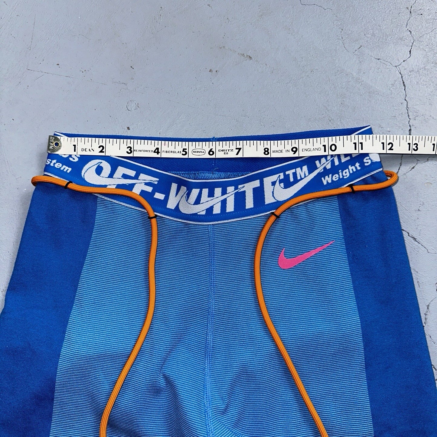 OFF-WHITE  x NIKE Training Leggings Tape Band Sweatpants Small Virgil Abloh Gym