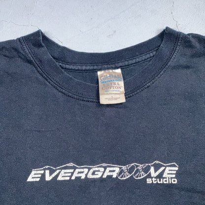Evergroove Studios Rare Y2K VTG T Shirt Colorado Music Band Production Grammy