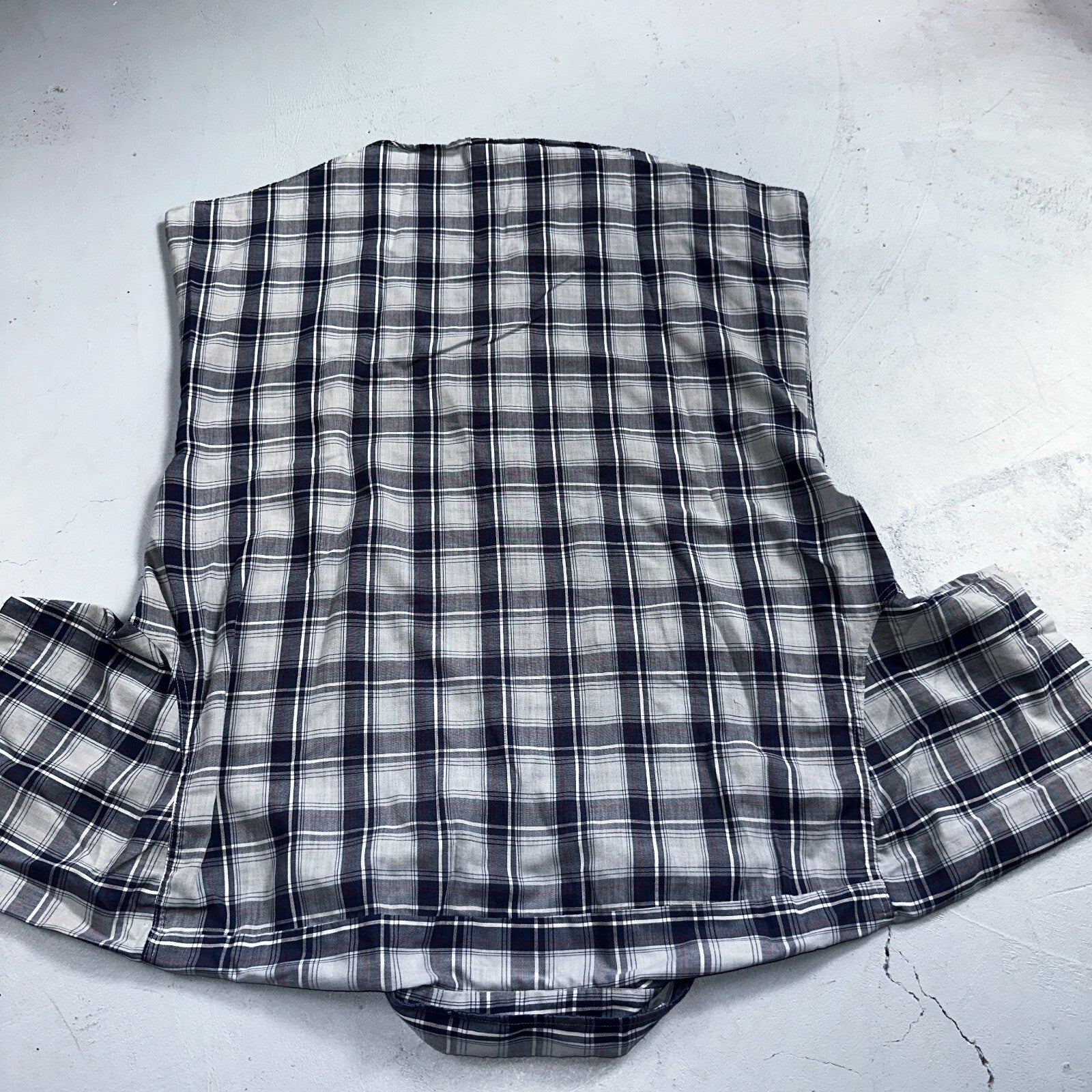 Levis VTG 1980s Pearl Snap Button Shirt Mens L Plaid 80s Cowboy Shirt Korea SS