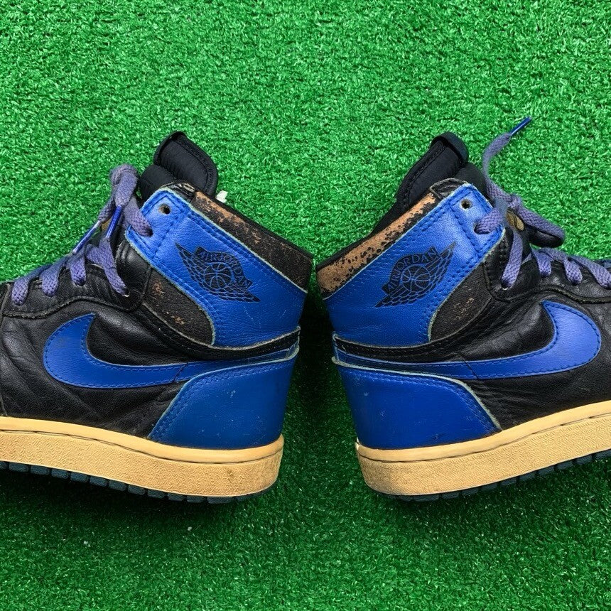 Nike OG 1985 Air Jordan 1 Royal Black Blue Rare Vintage 85 Chicago 7.5 Bred