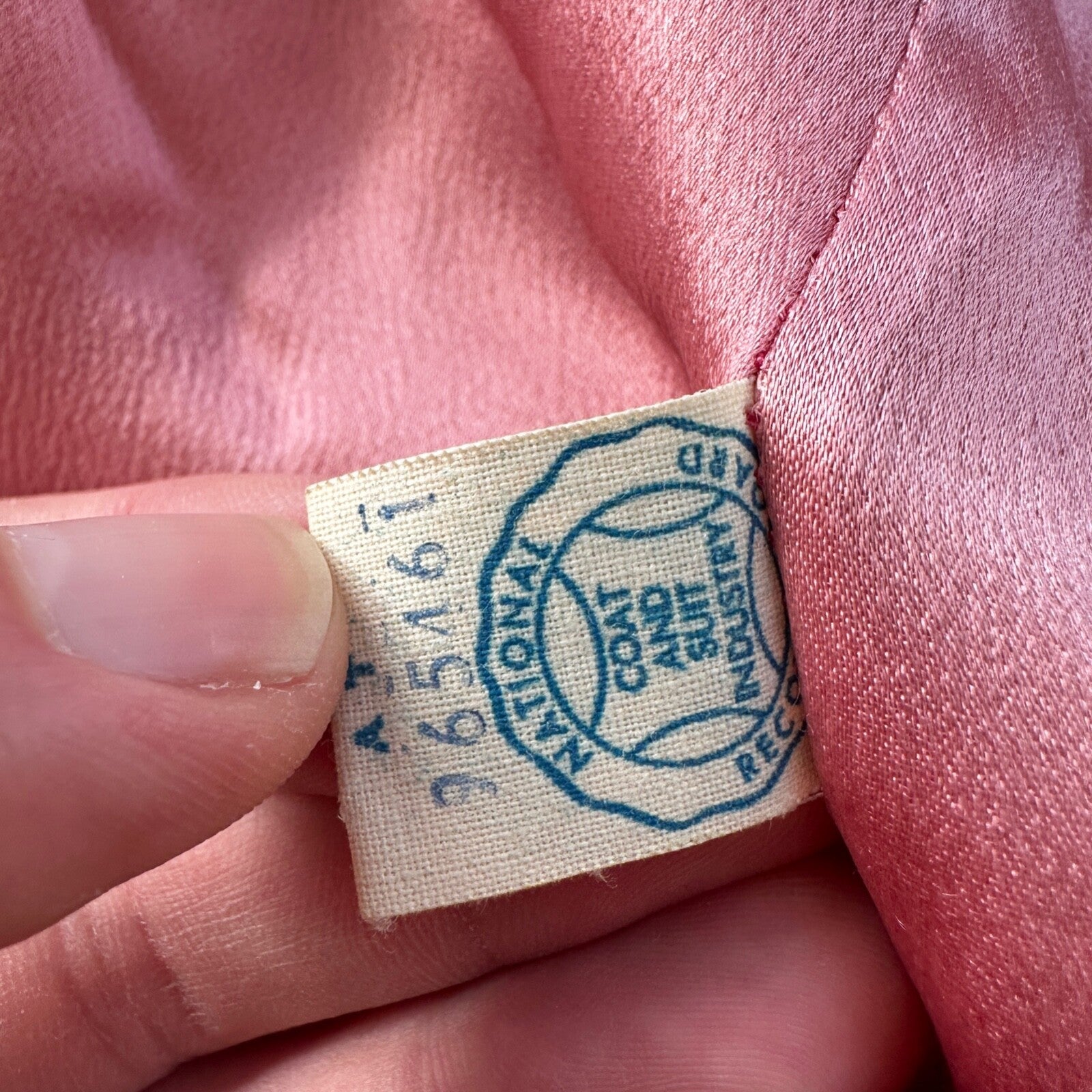 VTG 70s Overcoat Coat Pink Wool Union Made Pom Pom Northfield Rockabilly 1970s