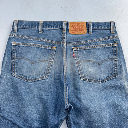 Levis 501 Vintage 90s USA XX Straight Leg Jeans Blue Med Wash 40x30 Act 36x27