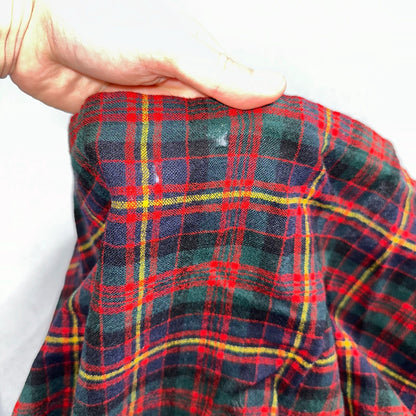 Pendleton 100% Virgin Wool Button Up Plaid Flannel Shirt Board VTG Thrashed 70s