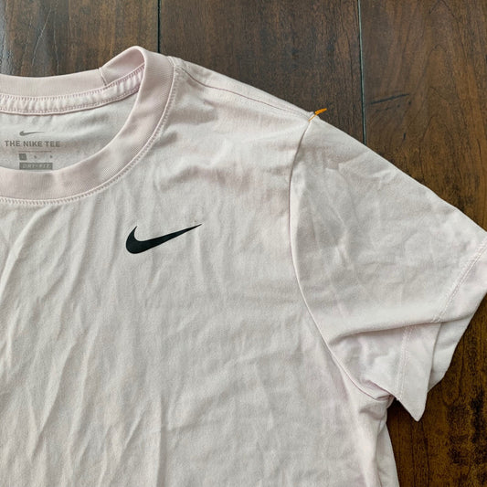 Womens Pink Nike T Shirt Gym Sports Running Faded Color Summer Light