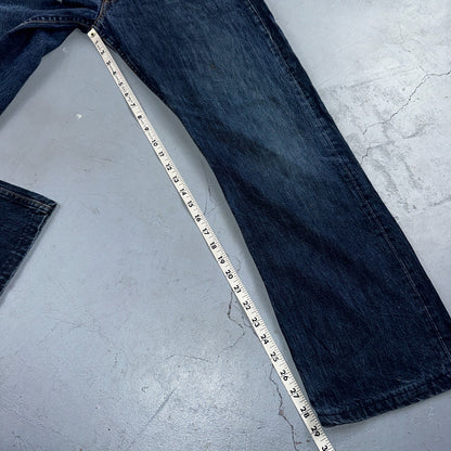 Levis 501 Vintage Y2K XX Straight Leg Jeans Blue Med Wash 34x32 Act 33x29