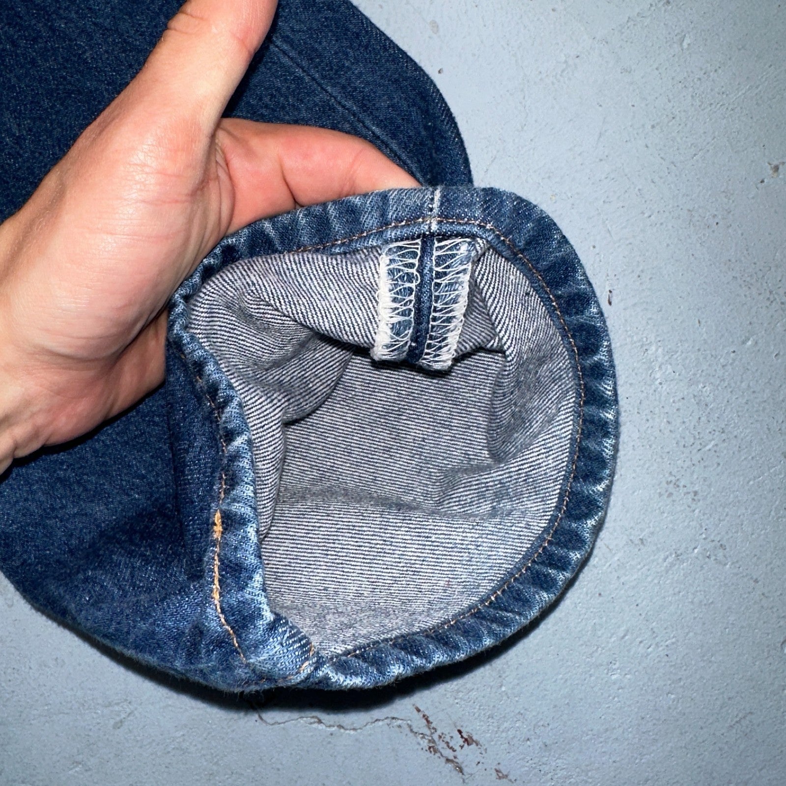 Levis 501 Vintage Y2K 90s XX Straight Leg Jeans Blue Dark Wash 34x34 Act 32x33