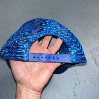 Tires Les Schwab Blue VTG Hat Cap Snapback Hot Wheels Trucker Cool Brand Logo