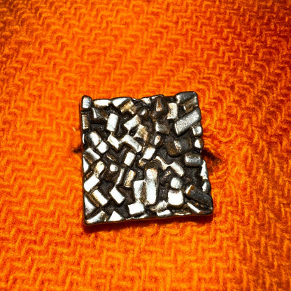 Vintage Lassie Junior Orange Wool Coat Mod 60s Button Up Retro Rockabilly S