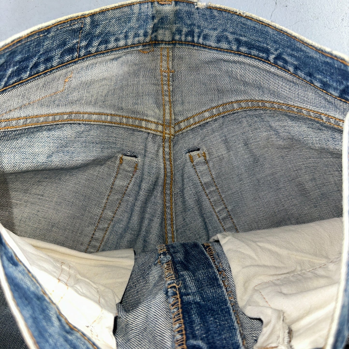 Vintage LEVIS 505 Jeans Big E 1960s Denim 30x26 USA 60s 501 502 Talon Zipper