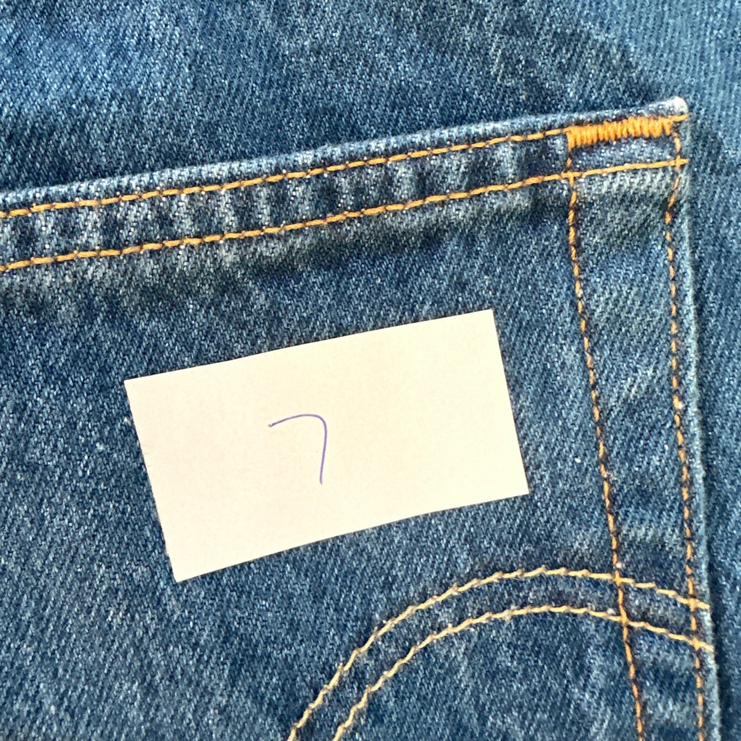 VTG Levis 501 XX Button Fly 90s Y2K Jeans Denim Straight Capri 35x30 Act 32x25