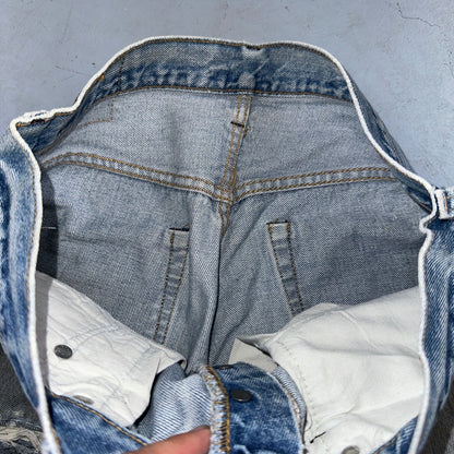 Levis 501 Vintage 80s Redline Selvedge USA XX Jeans Med Wash 34x30 Act 32x26