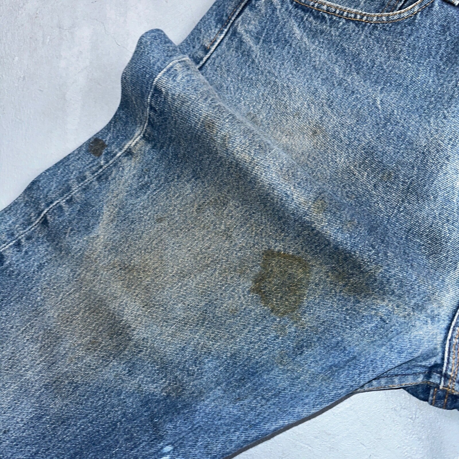 Levis 501 Vintage 90s USA XX Straight Leg Jeans Blue Med Wash 40x30 Act 36x27