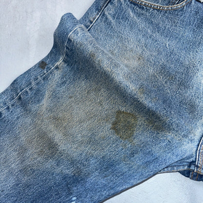 Levis 501 Vintage 90s USA XX Straight Leg Jeans Blue Med Wash 40x30 Act 36x27