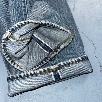 Levis 501 Vintage 80s Redline Selvedge USA XX Jeans Med Wash 32x36 Act 30x31