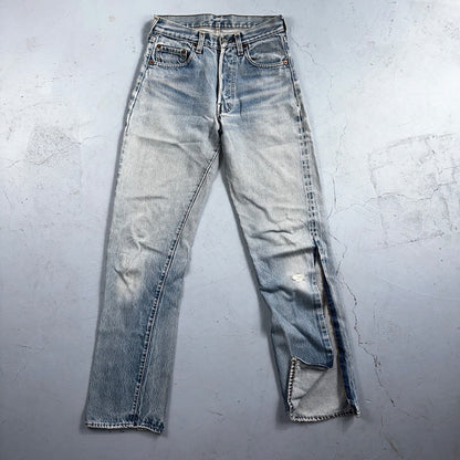 Levis 501 Vintage 80s Redline Selvedge USA XX Jeans Light Wash 28x36 Act 26x31