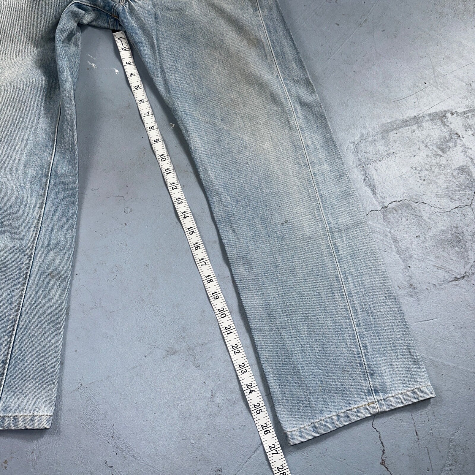 Levis 501 Vintage 80s Redline Selvedge USA XX Jeans Light Wash 29x30 Act 27x27