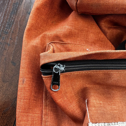 Alpenlite Vintage Hiking Camping Backpack Orange Ventura California 70s 80s Pack