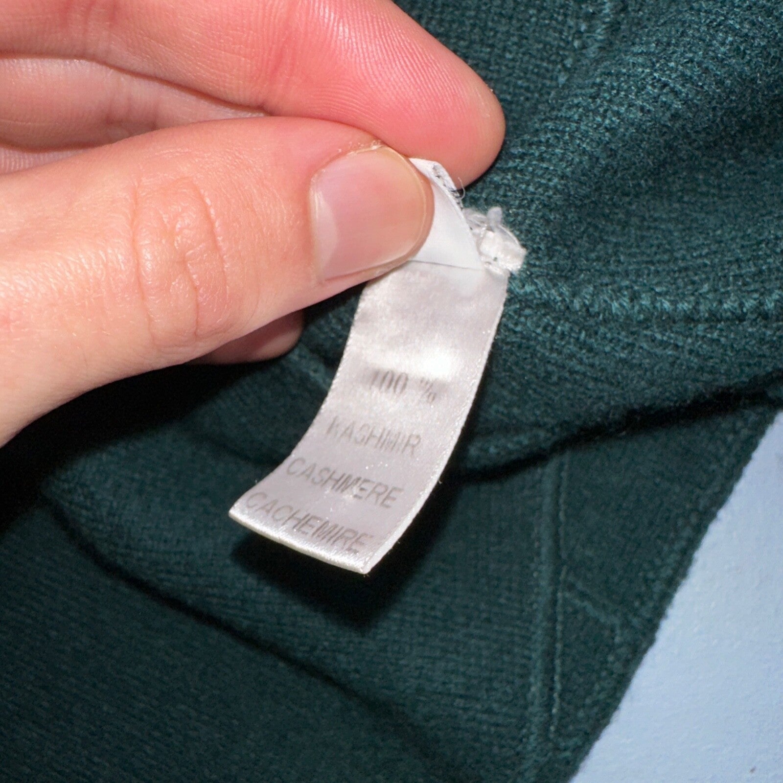 Cristiano Fissore 100% Cashmere Cardigan Sweater Womens S Green Jacket