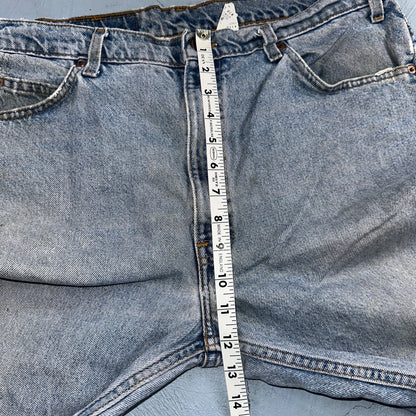 Levis 505 Vintage 90s Mexico Orange Tab Jeans 38x32 Blue Light Wash Act 36x30