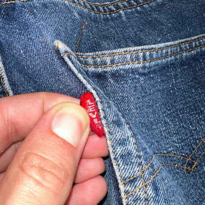 Levis 501 Big E Vintage 60s Redline Selvedge USA XX 1960s Jeans SKINNY Act 27X26