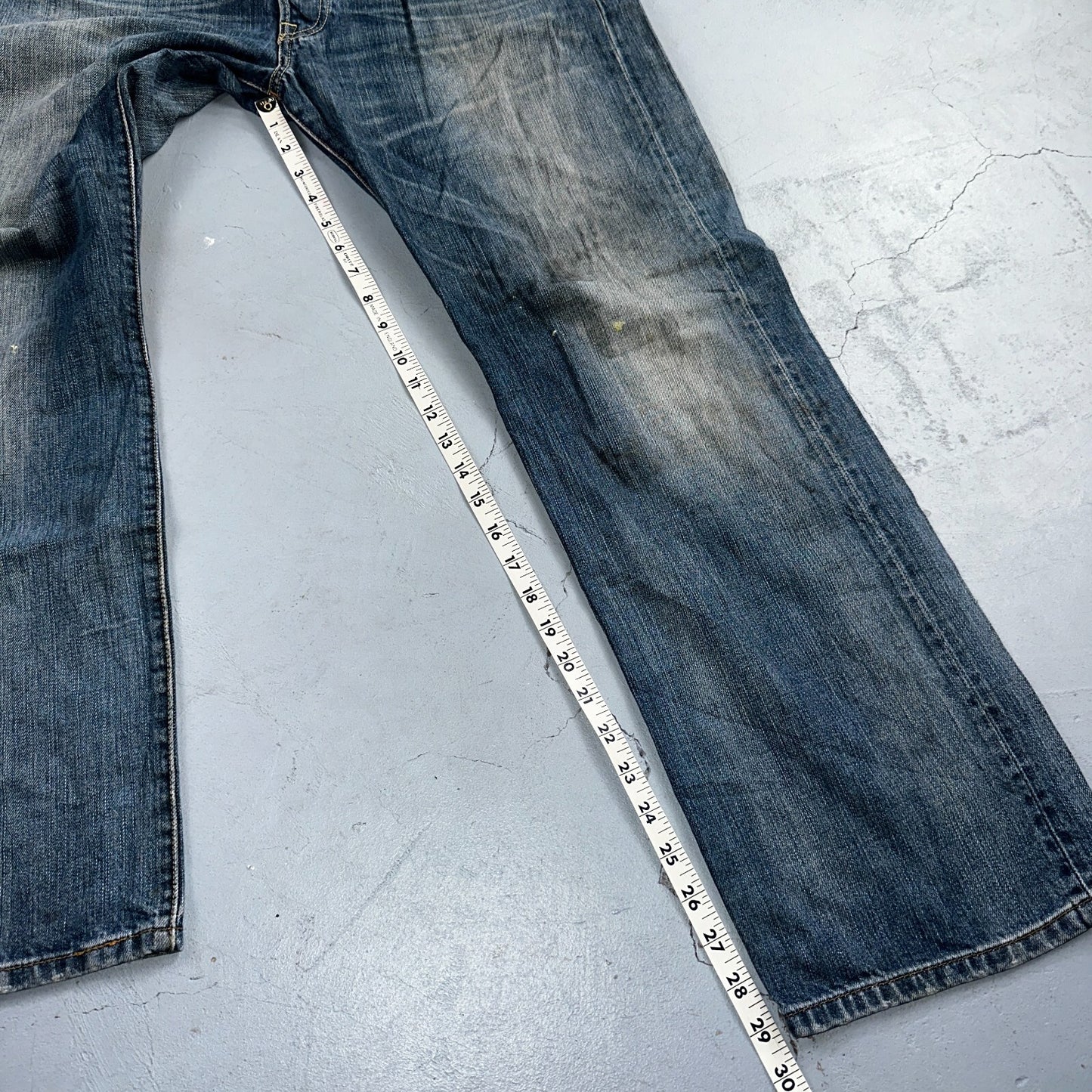 Levis 501 Vintage Y2K XX Straight Leg Jeans Blue Med Wash 36x30 Act 35x29