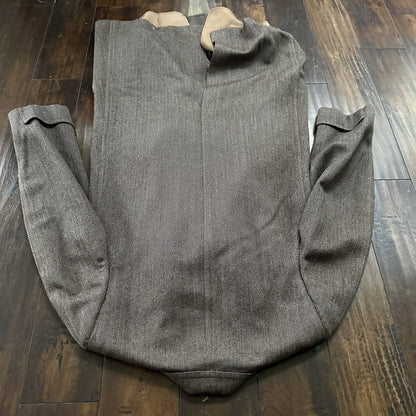 VTG 1960s Barron Anderson Herringbone Wool Overcoat USA Rockabilly 60s Lined