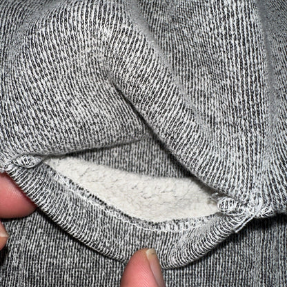 Gray 1970s VTG Crew Neck Sweatshirt Short Sleeve Heather Rockabilly 60s 70s