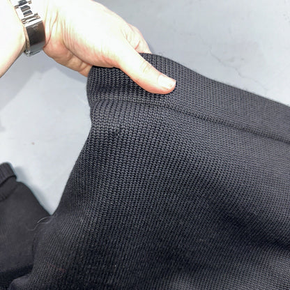 VTG Jack Frost 40s Wool Varsity Sweater Cardigan Indian Black E Evans Letterman