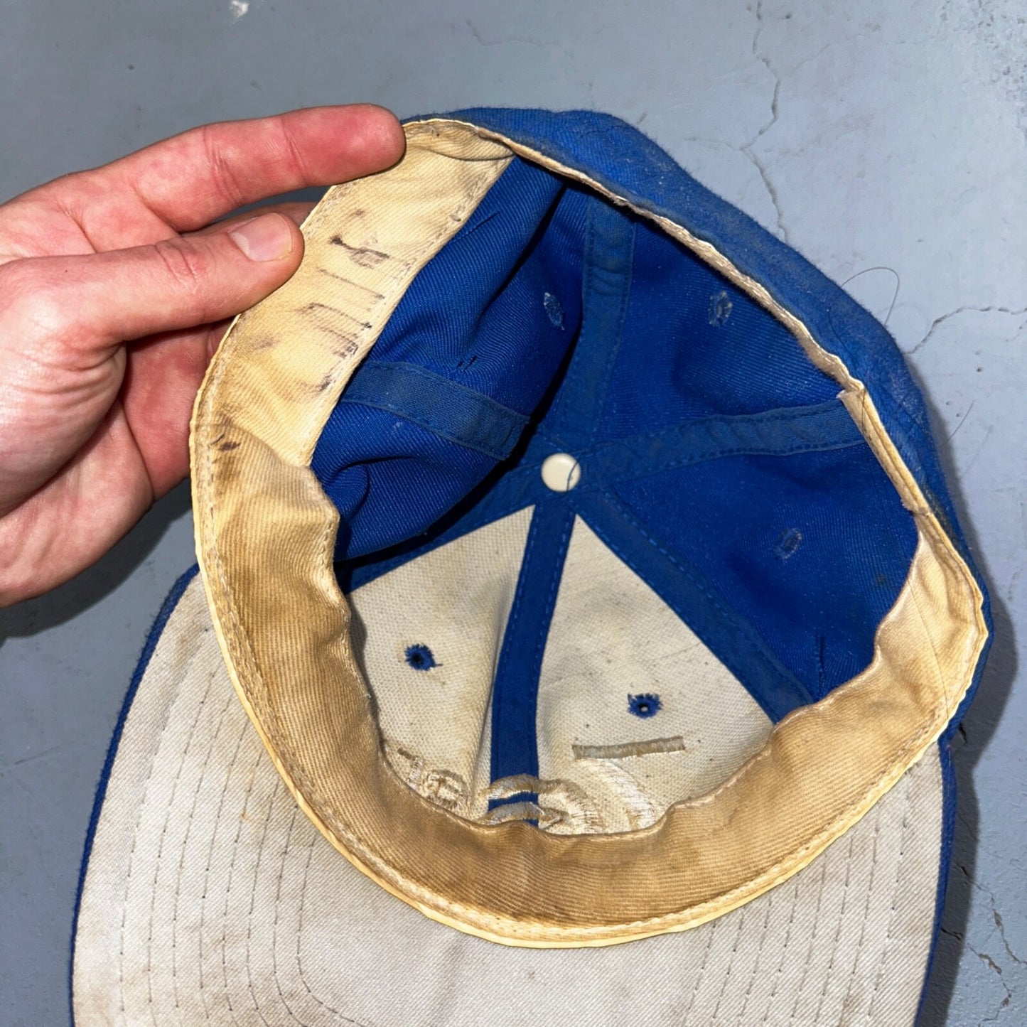 VTG 80s Richardson Player Philadelphia 76ers Script Snapback Hat Rare Cap