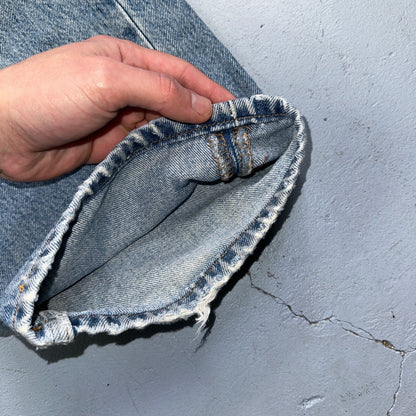 Levis 501 Vintage 90s Mexico Straight Leg Jeans 38x30 Y2K Light Wash Act 37x29