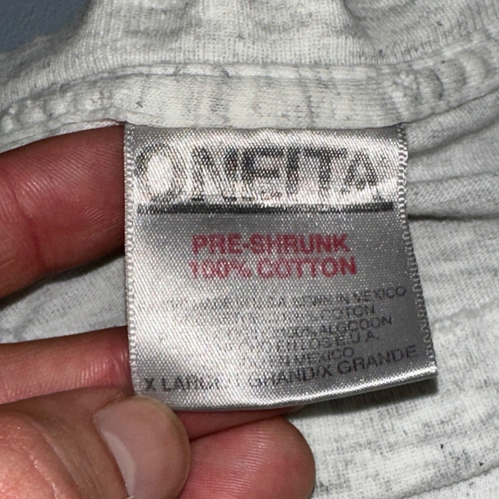 Oneita Albany River Rhythms Music VTG T Shirt Band 90s Single Stitch Gray Jazz