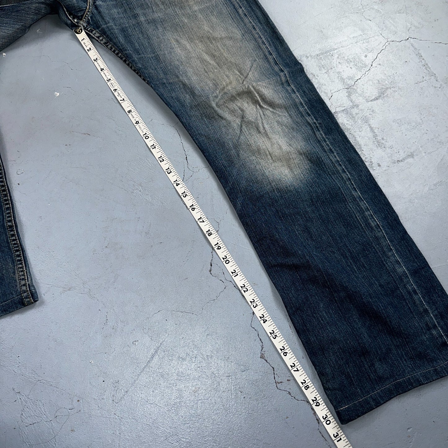 Levis 501 Vintage Y2K XX Straight Leg Jeans Blue Med Wash 34x34 Act 33x30