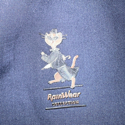 CANALI 1934 Water Repellent Car Coat Navy Rain Protection 54 Italy $2000 Retail