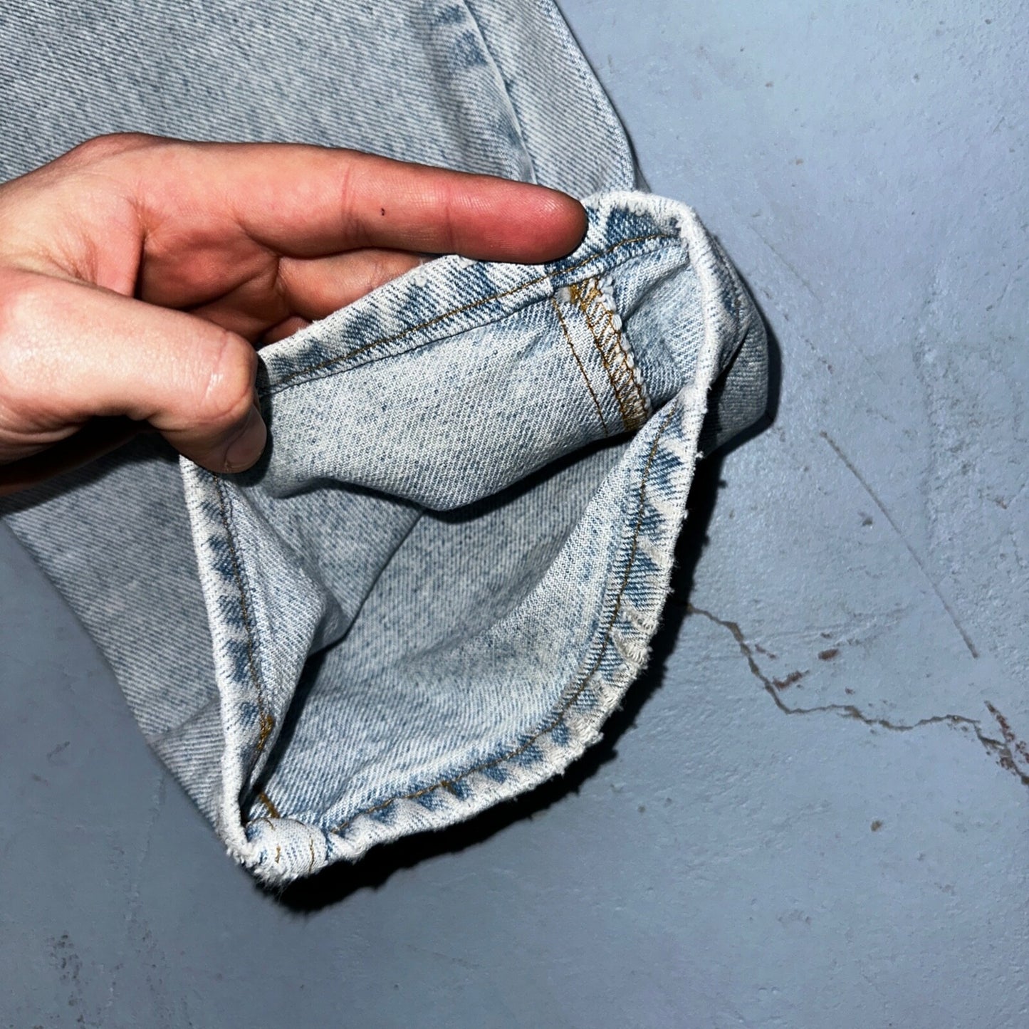 Levis 505 Vintage 90s USA XX Jeans Blue 501 Light Wash 38x30 Act 36x28