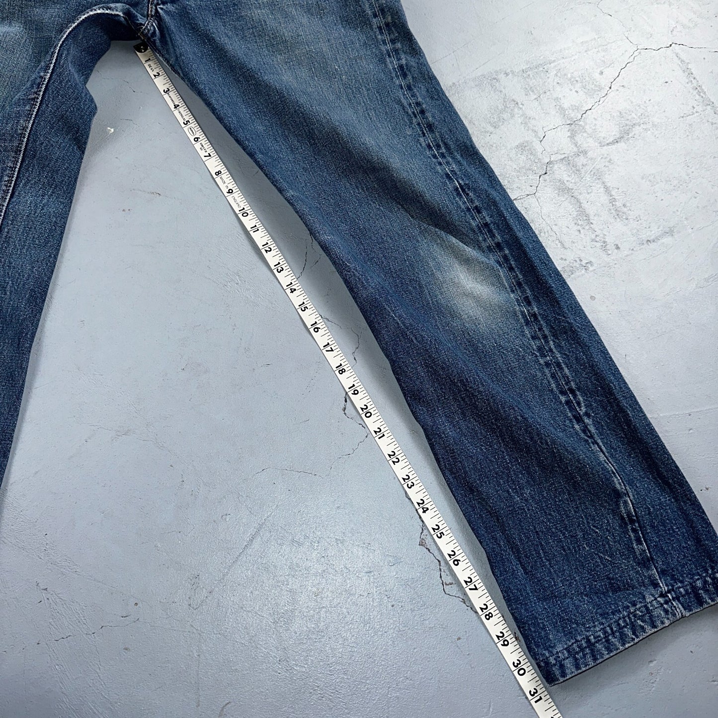 Levis 501 VTG 70s SS Redline Selvedge Jeans XX Med Wash 27x31 Tailored Altered